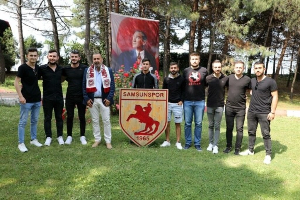 Samsunspor'da bayramlaşma