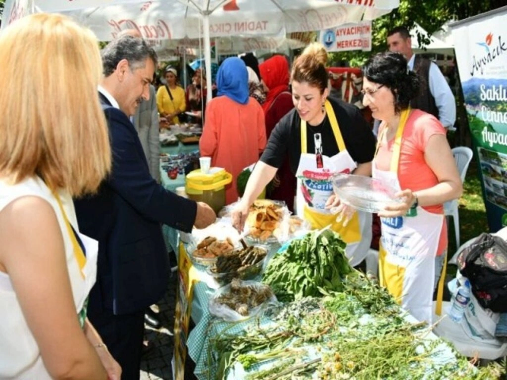 Yöresel Ot Yemekleri Festivali Samsun'da düzenlendi