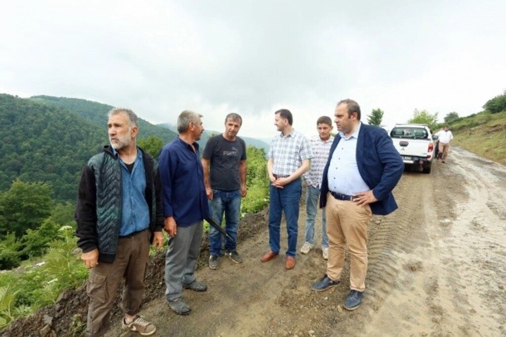 Canik'te sel ve heyelan afeti yaşandı