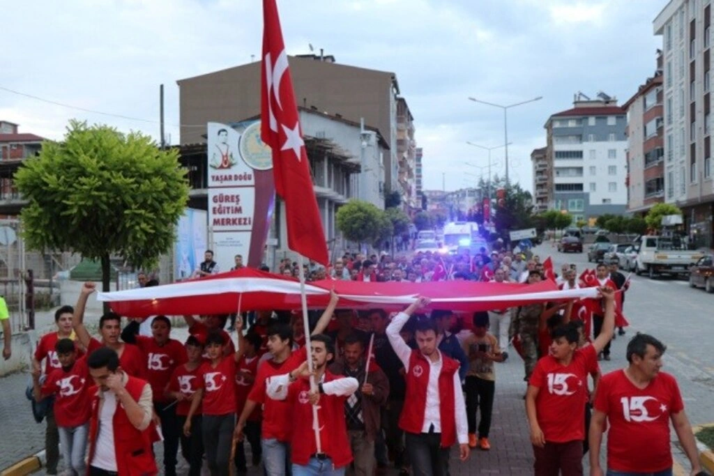 Kavak İlçesi'nde 15 Temmuz programı
