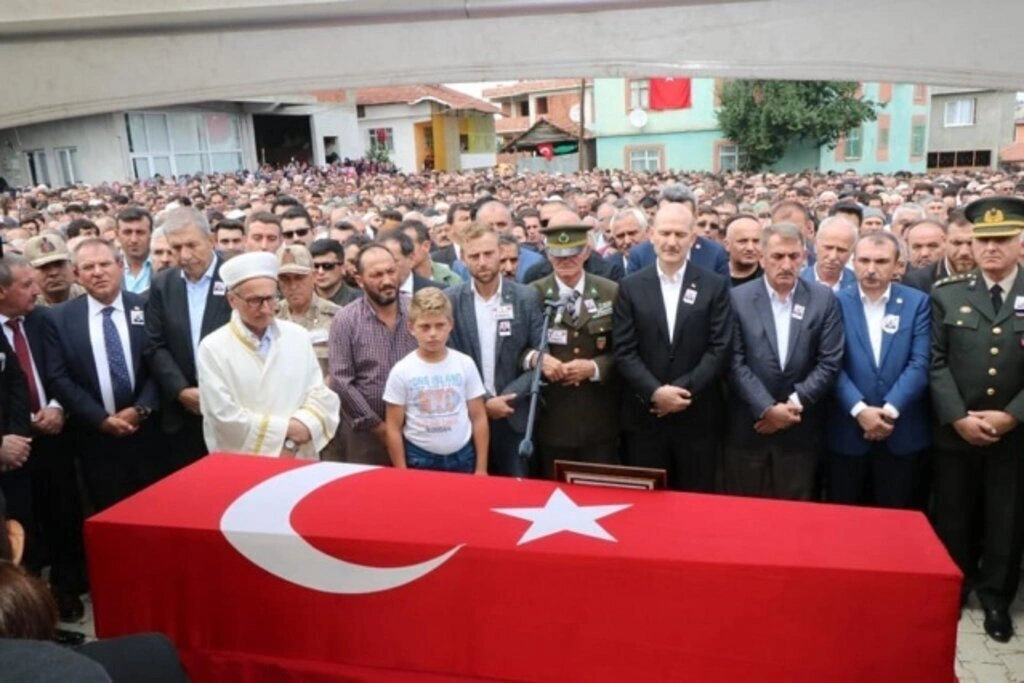 Şehit Jandarma Binbaşı Zafer Akkuş Son Yolculuğuna Uğurlandı