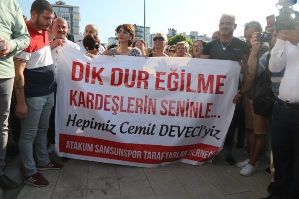 Atakum Belediye Başkanı Cemil Deveci'ye destek eylemi