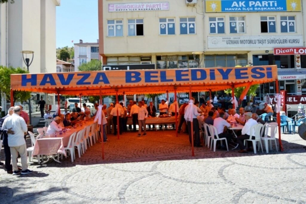 Havza'da Kurban Bayramı Bayramlaşma Merasimi