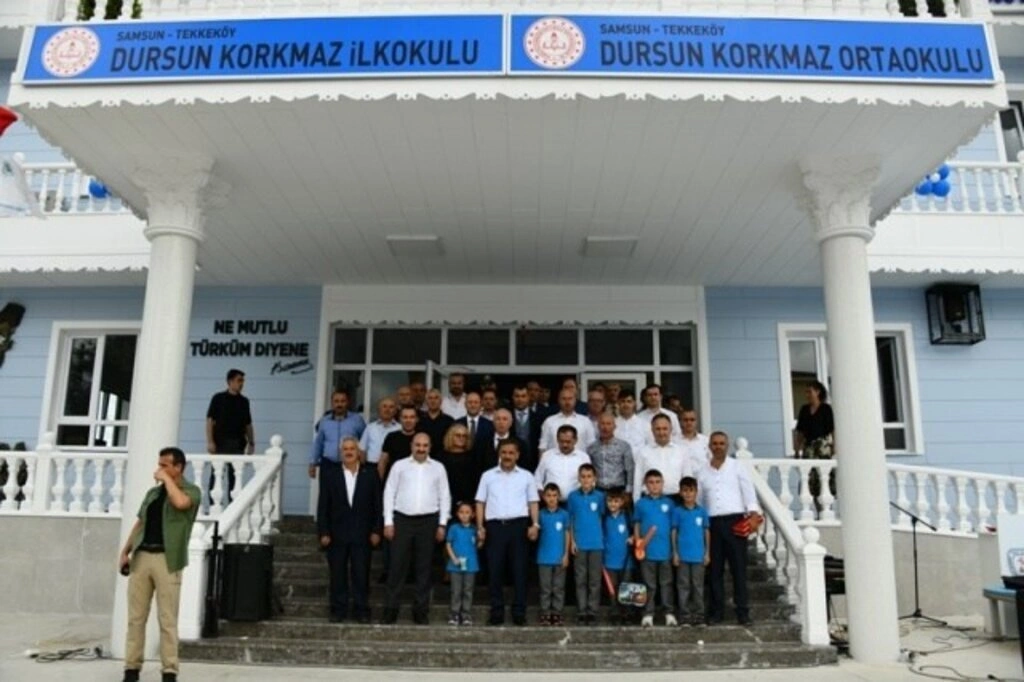 Dursun Korkmaz İlkokulu ve Ortaokulu Tekkeköy'de açıldı