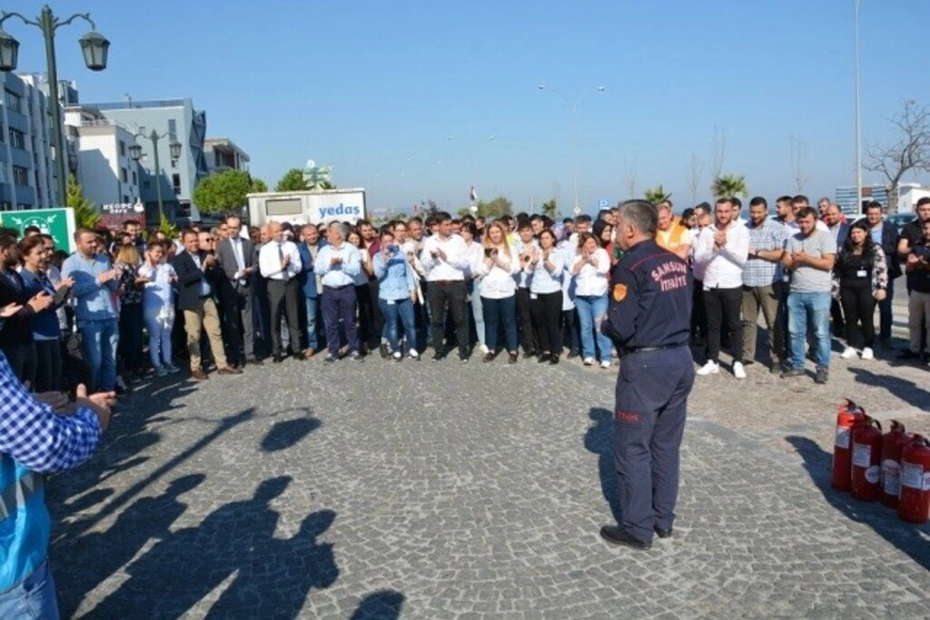 YEDAŞ’ta yangın tatbikatı