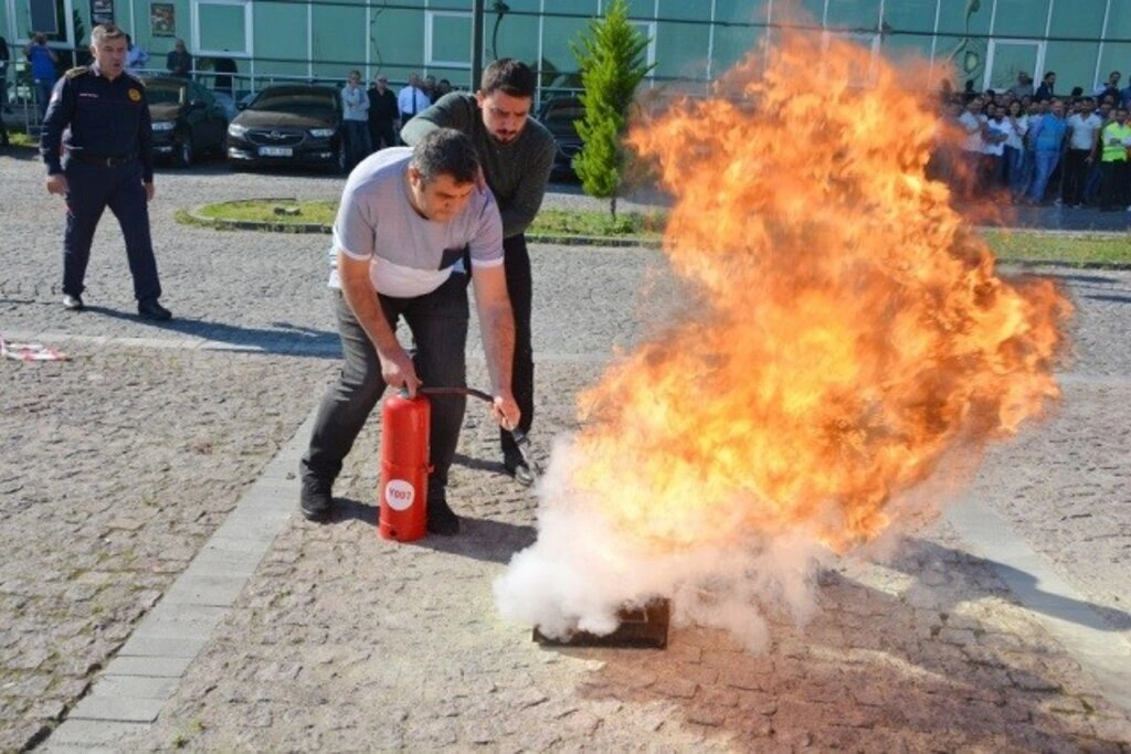 YEDAŞ’ta yangın tatbikatı