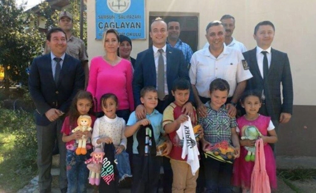 SALIPAZARI İLÇESİNDE DÜNYA ÇOCUK GÜNÜ ZİYARETİ