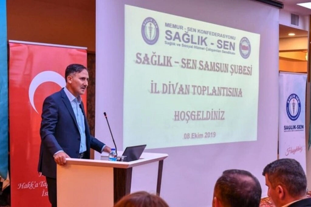 Samsun Sağlık-Sen Samsun Şubesi İl Divan Toplantısı Yapıldı