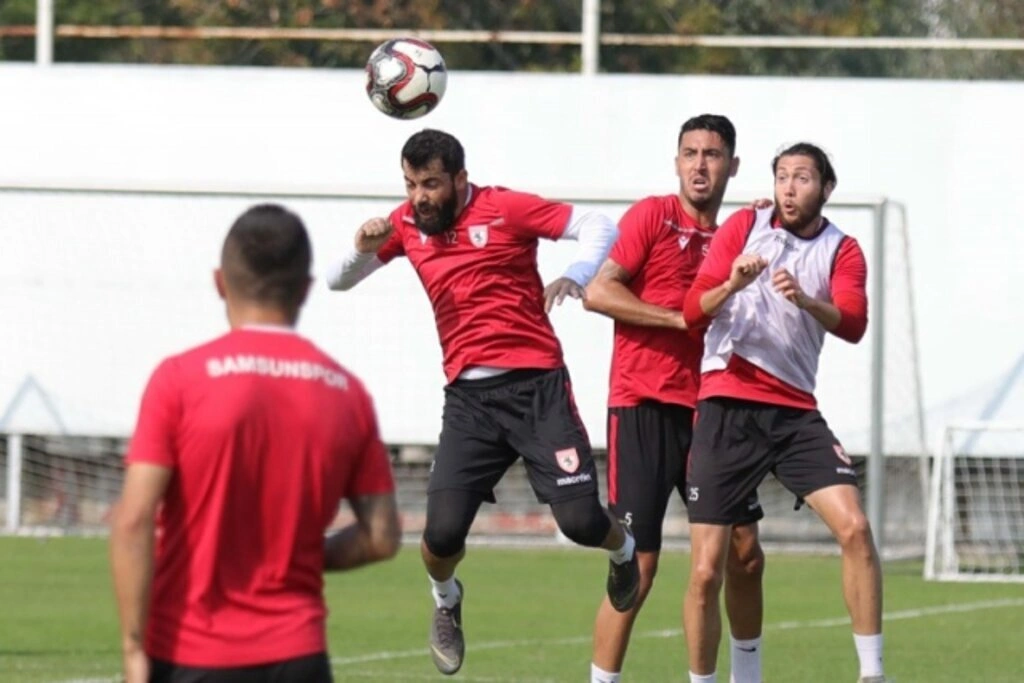 Samsunspor pas çalıştı