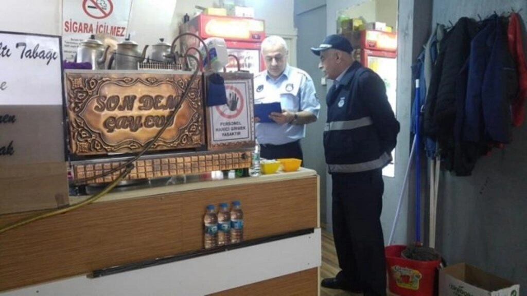 İlkadım'da Kahvehaneler ve Çay Ocakları Denetlendi