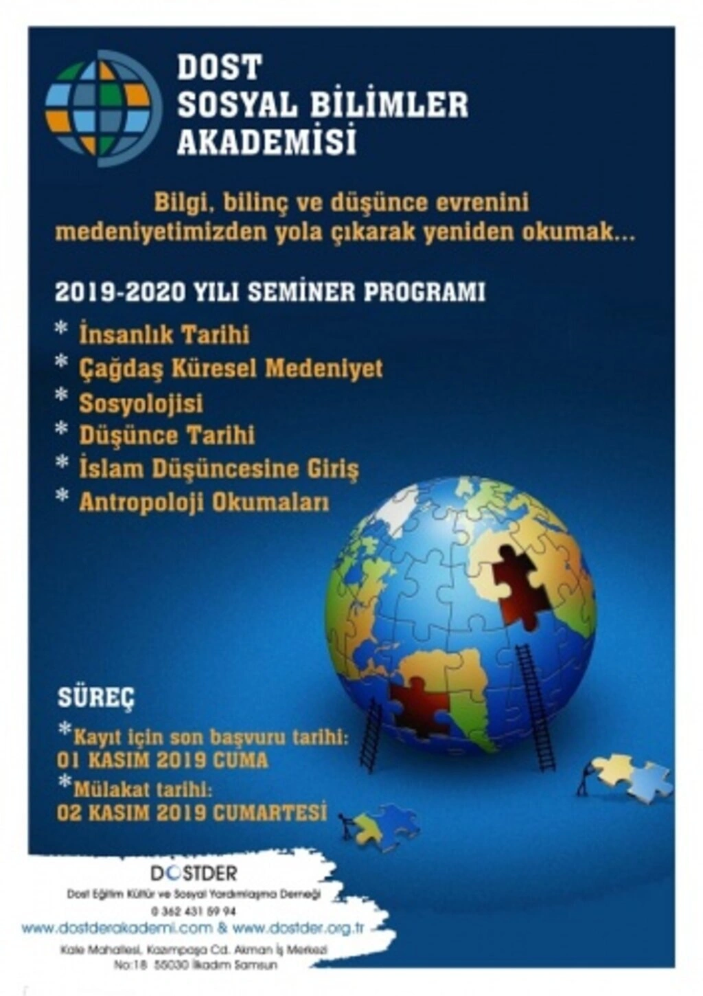 DOST SOSYAL BİLİMLER AKADEMİSİ SEZONU AÇIYOR!
