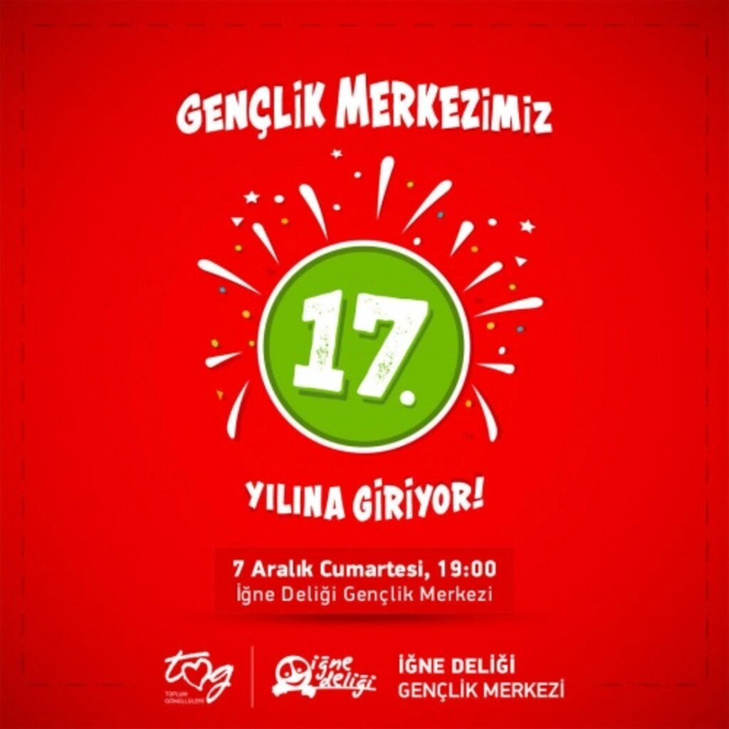 İğne Deliği Gençlik Merkezi 17. Yaşını kutlamaya hazırlanıyor