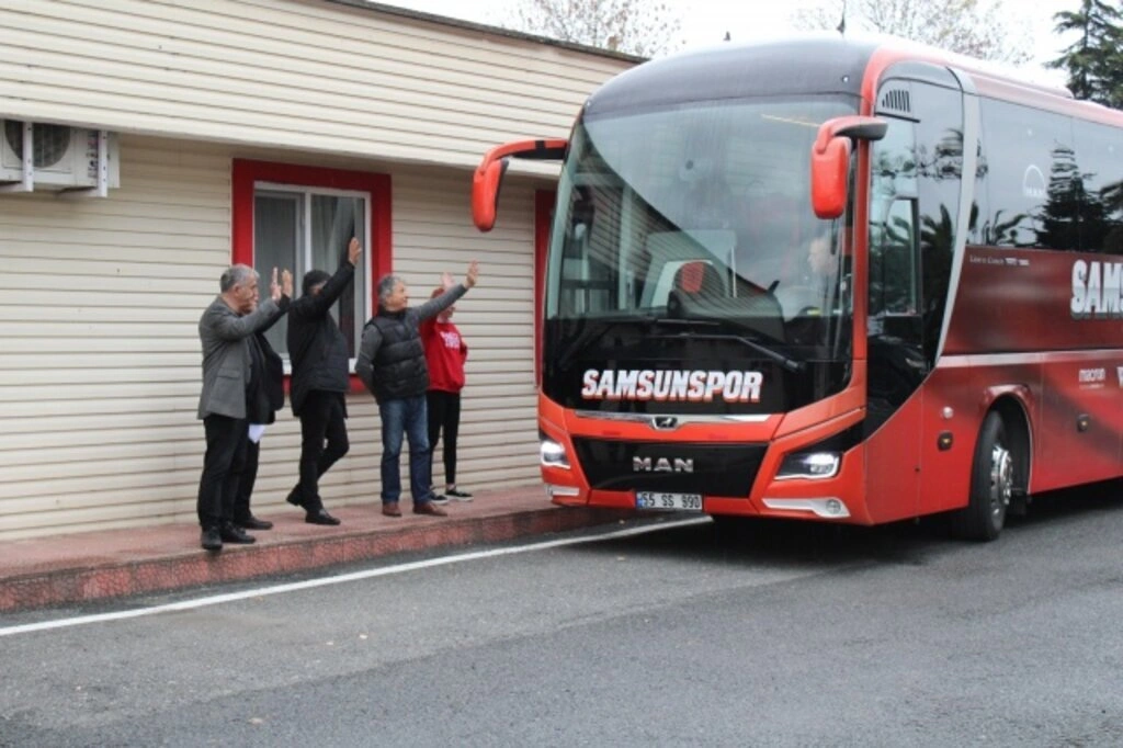 Samsunspor Rize'ye hareket etti