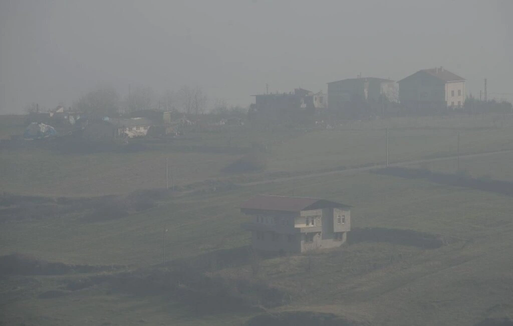 Samsun'da sis hayatı olumsuz etkiledi