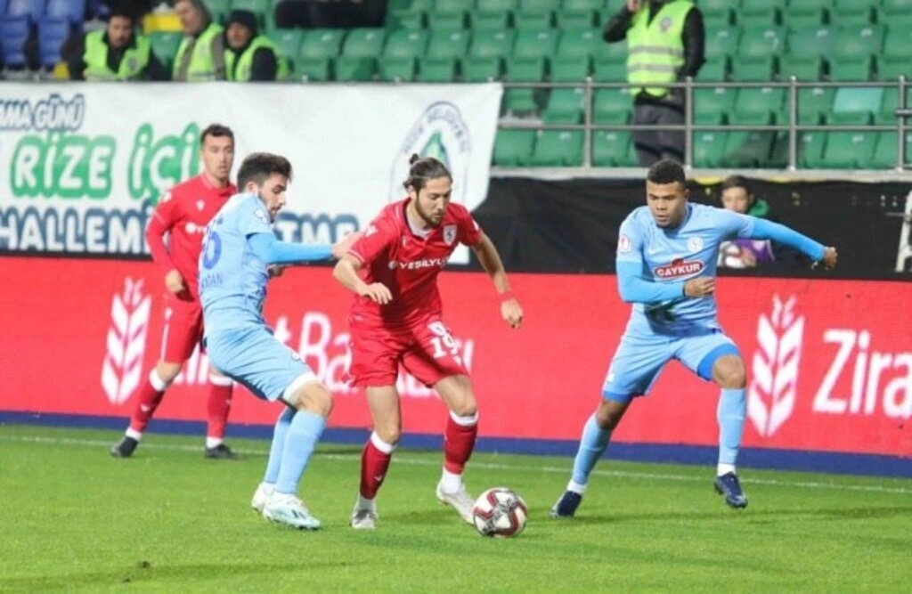 Yılport Samsunspor Çaykur Rizespor maç fotoğrafları