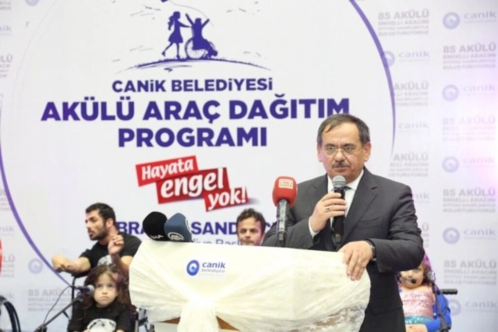Canik’te 85 Akülü Engelli Aracı sahipleriyle buluştu