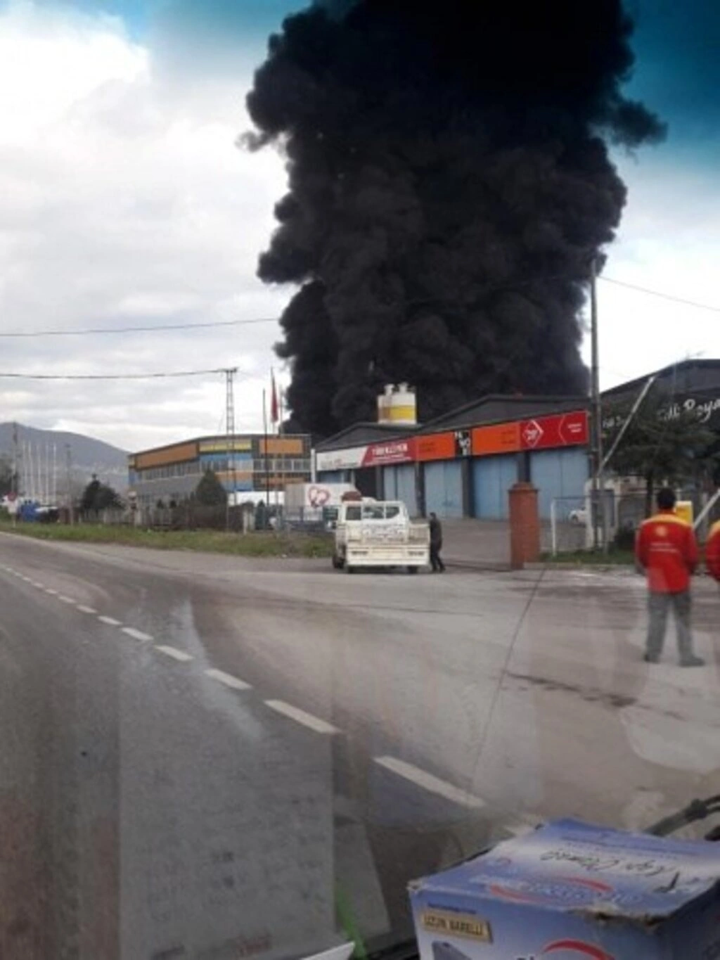 Tekkeköy Kirazlık'ta yangın