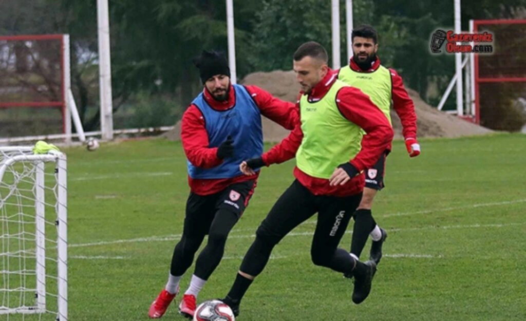 Samsunspor'da Neşeli Antrenman