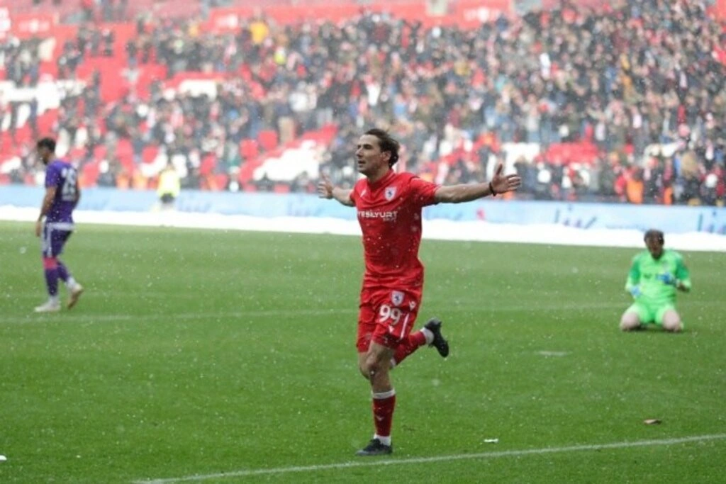Samsunspor Afyonspor maçı fotoğrafları