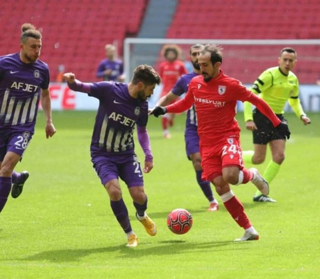 Samsunspor Afyonspor maçı fotoğrafları