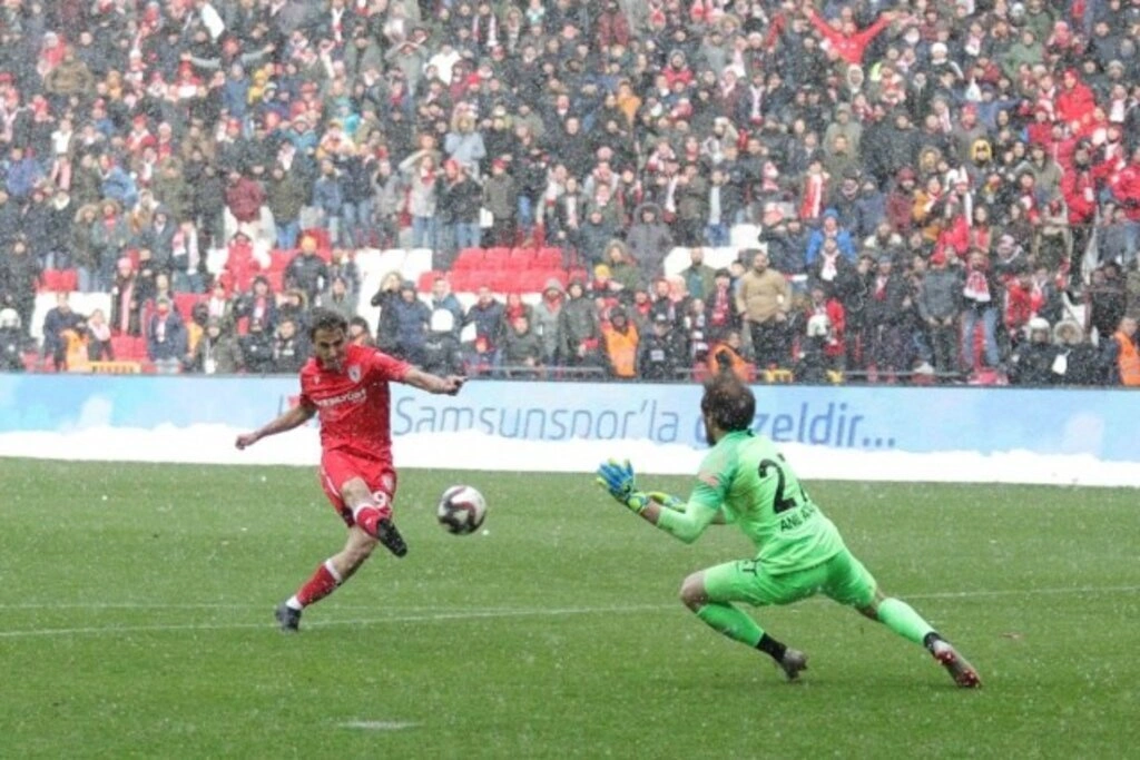 Samsunspor Afyonspor maçı fotoğrafları