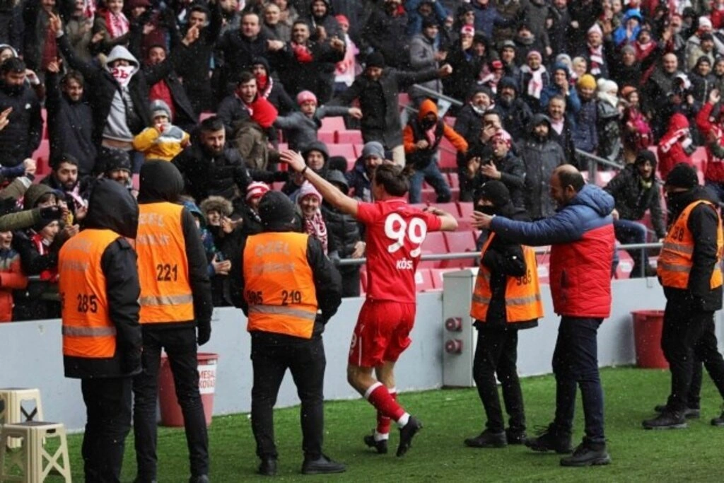 Samsunspor Afyonspor maçı fotoğrafları