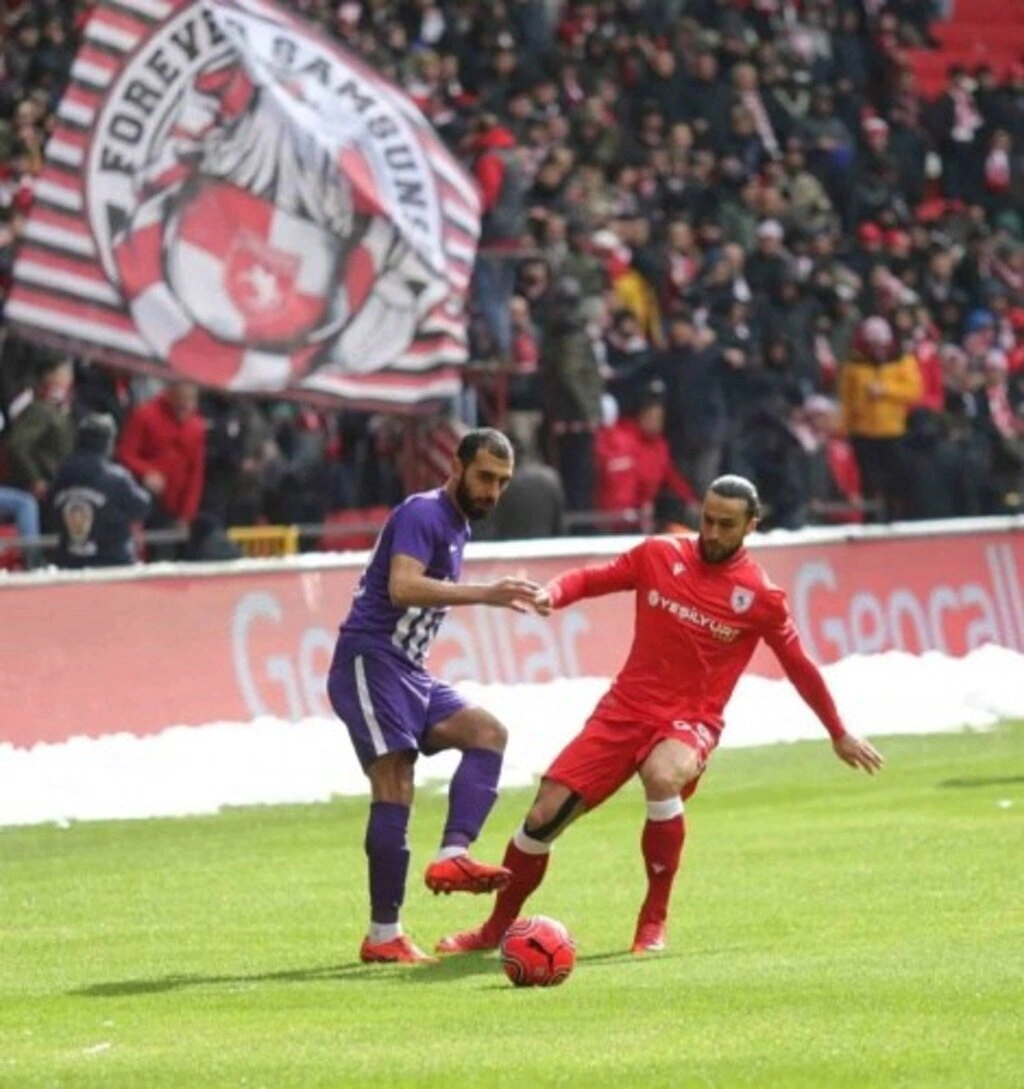 Samsunspor Afyonspor maçı fotoğrafları