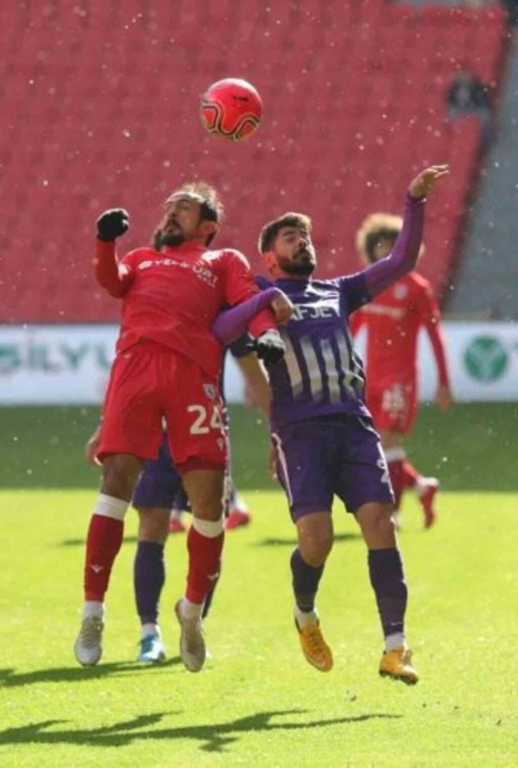 Samsunspor Afyonspor maçı fotoğrafları