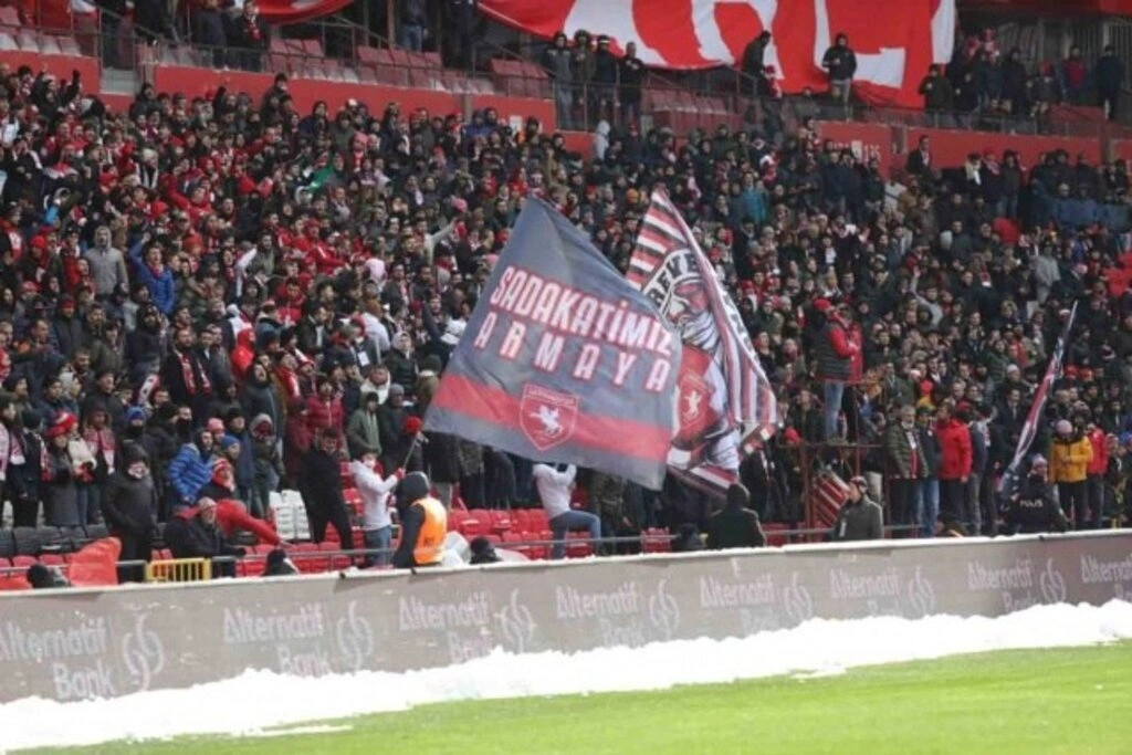 Samsunspor Afyonspor maçı fotoğrafları