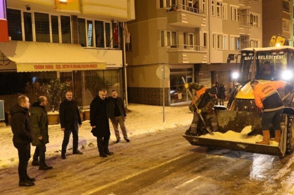 Bafra'da Karla Savaş