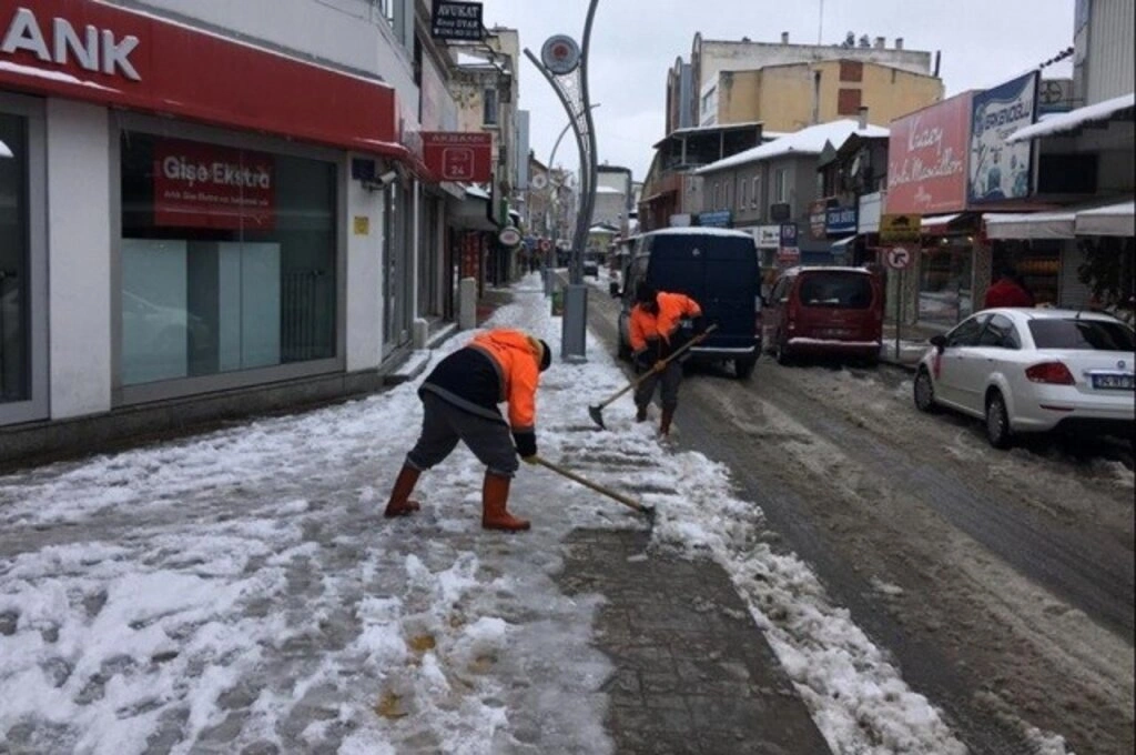 Bafra'da Karla Savaş