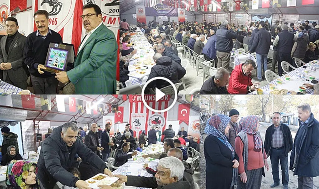 Atakum Belediyesi'nden deprem bölgesinde iftar programı